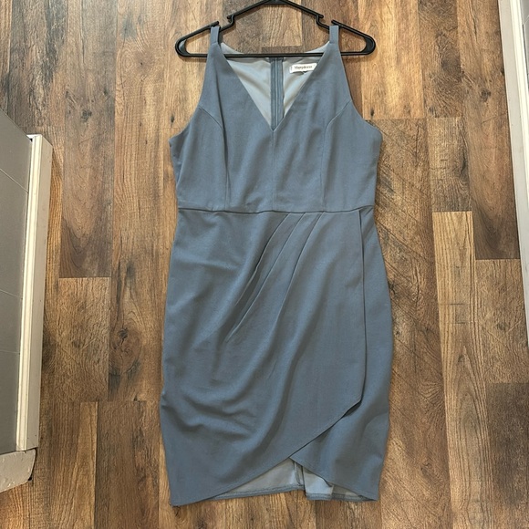 Leith Slate Blue Mini Dress - Picture 1 of 3